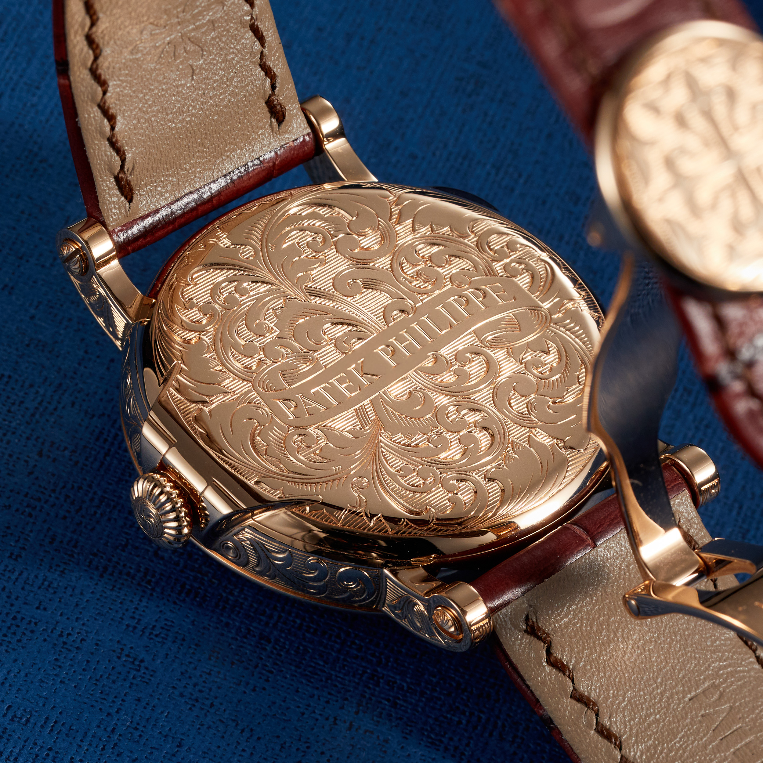 Retrograde Perpetual Calendar Rare Handcrafts Rose Gold White Dial 38mm Product Image