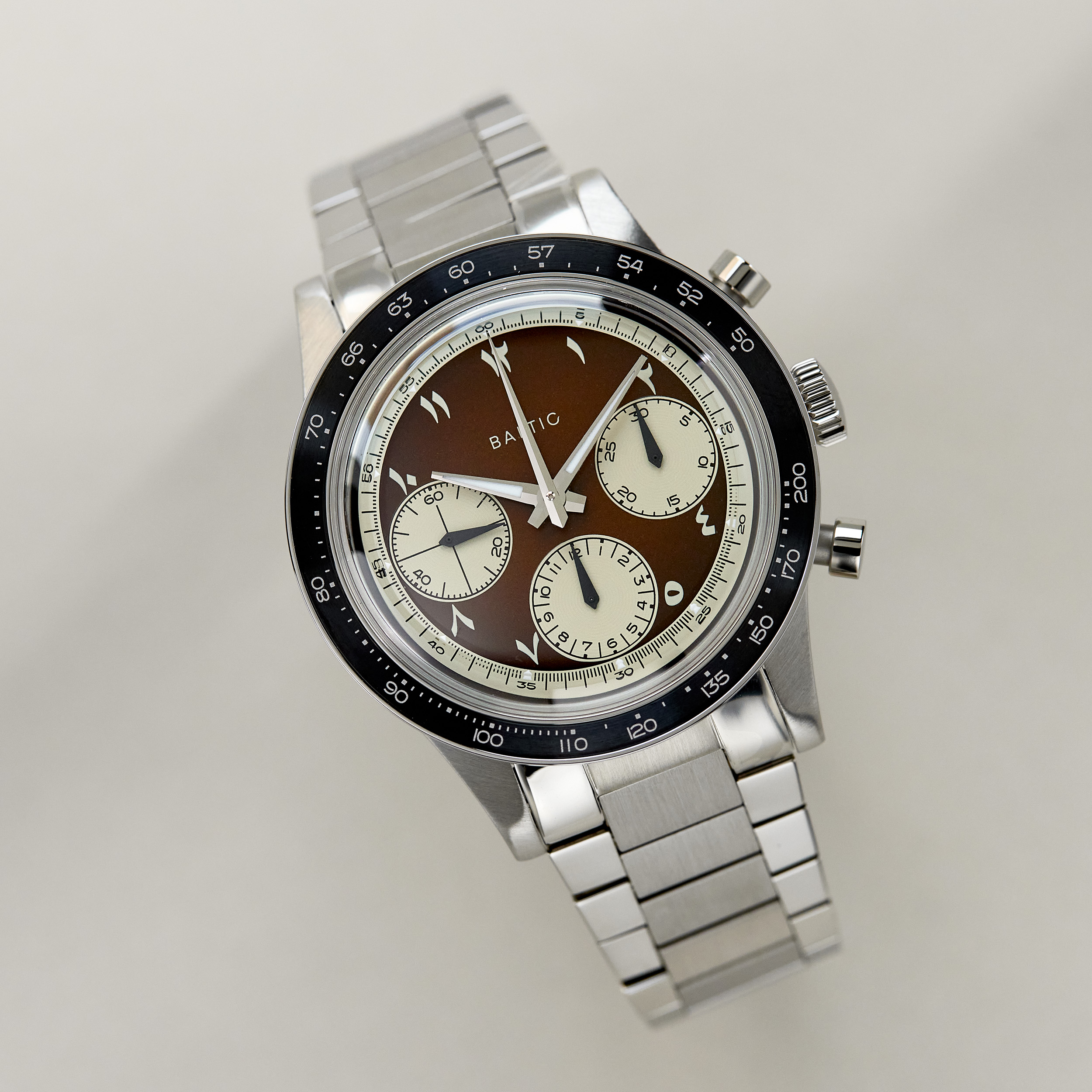 Baltic x Perpétuel Gallery Tropical Tricompax Steel Brown Dial 39mm Product Image