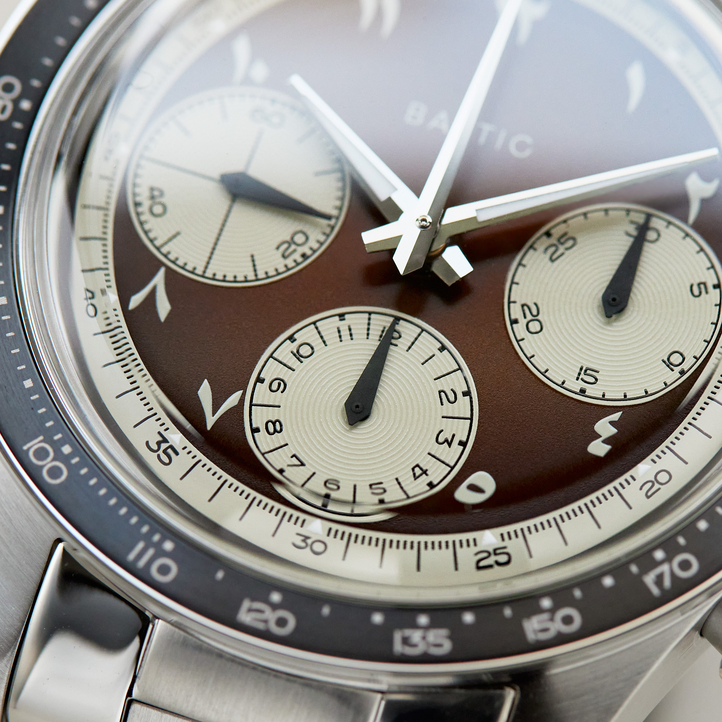 Baltic x Perpétuel Gallery Tropical Tricompax Steel Brown Dial 39mm Product Image