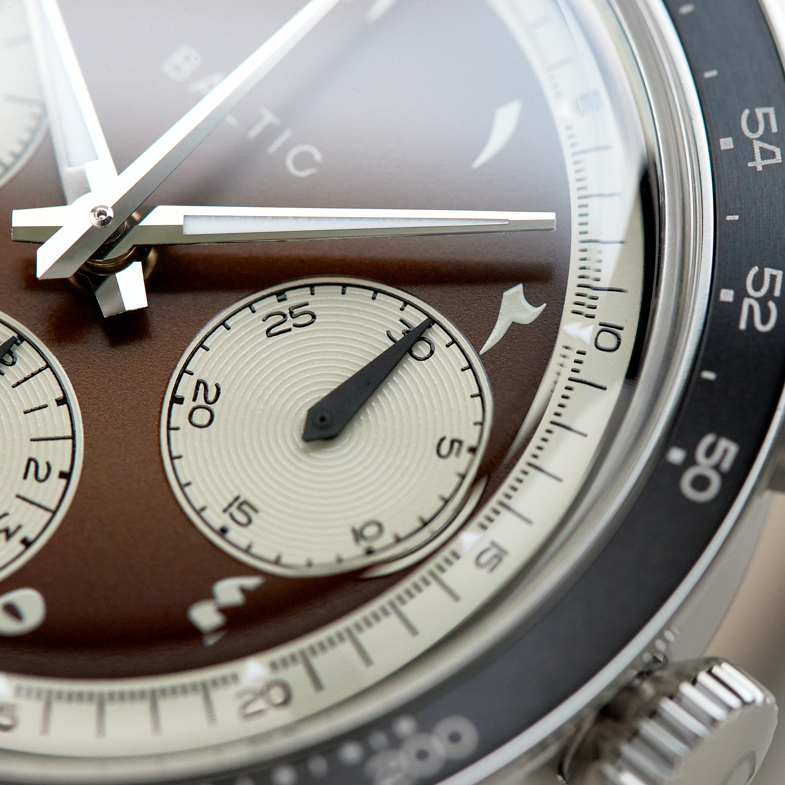 Baltic x Perpétuel Gallery Tropical Tricompax Steel Brown Dial 39mm Product Image