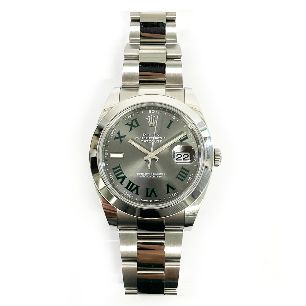 Datejust "Wimbledon" Steel Grey Dial 41mm Product Image 1