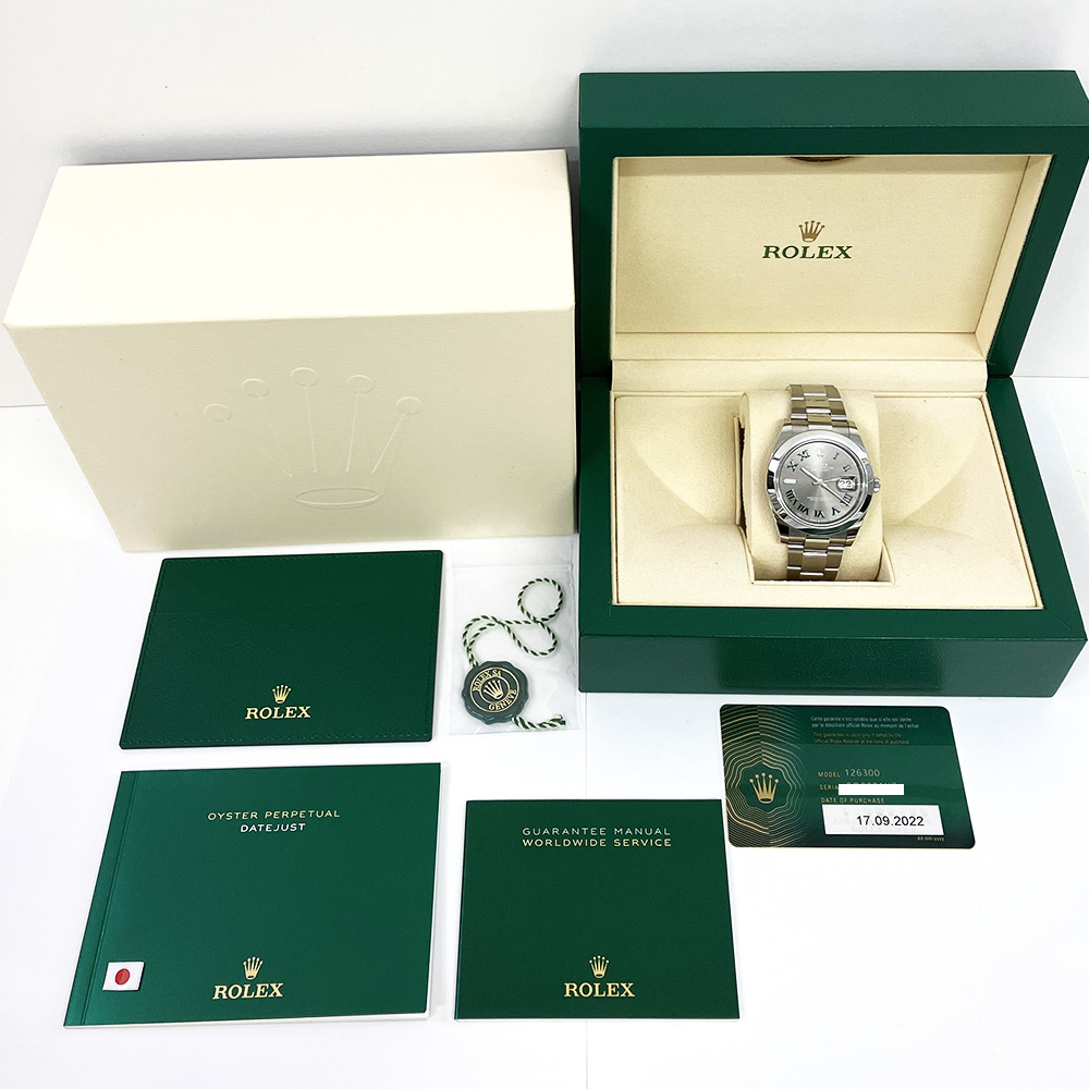 Datejust "Wimbledon" Steel Grey Dial 41mm Product Image 5