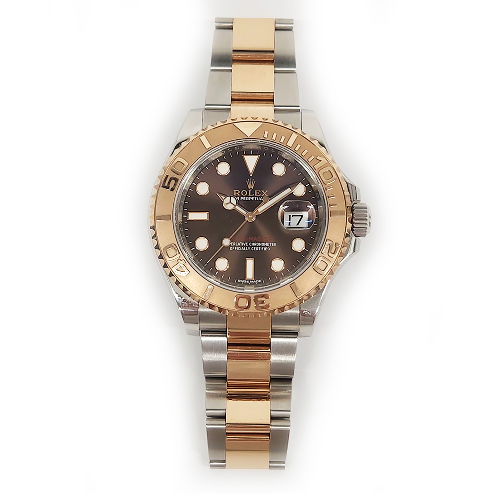 Yacht-Master 40 Rose Gold & Steel Brown Dial 40mm Product Image 1
