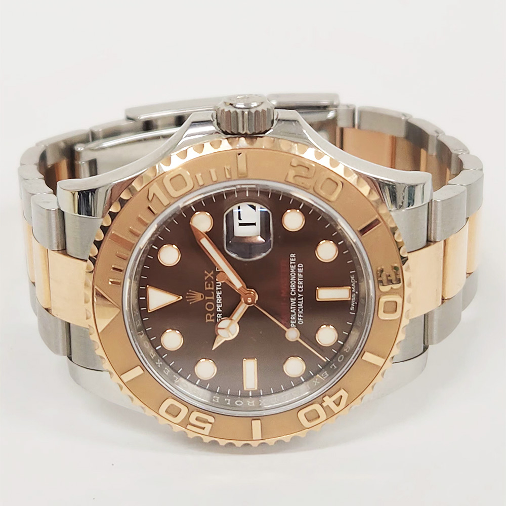 Yacht-Master 40 Rose Gold & Steel Brown Dial 40mm Product Image 2