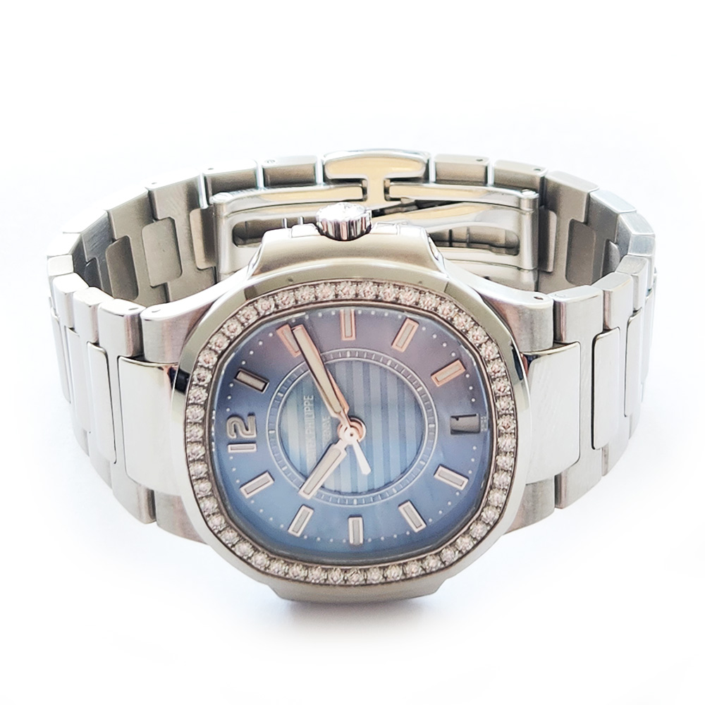 Nautilus Steel Diamond Blue Dial 33mm Product Image 2