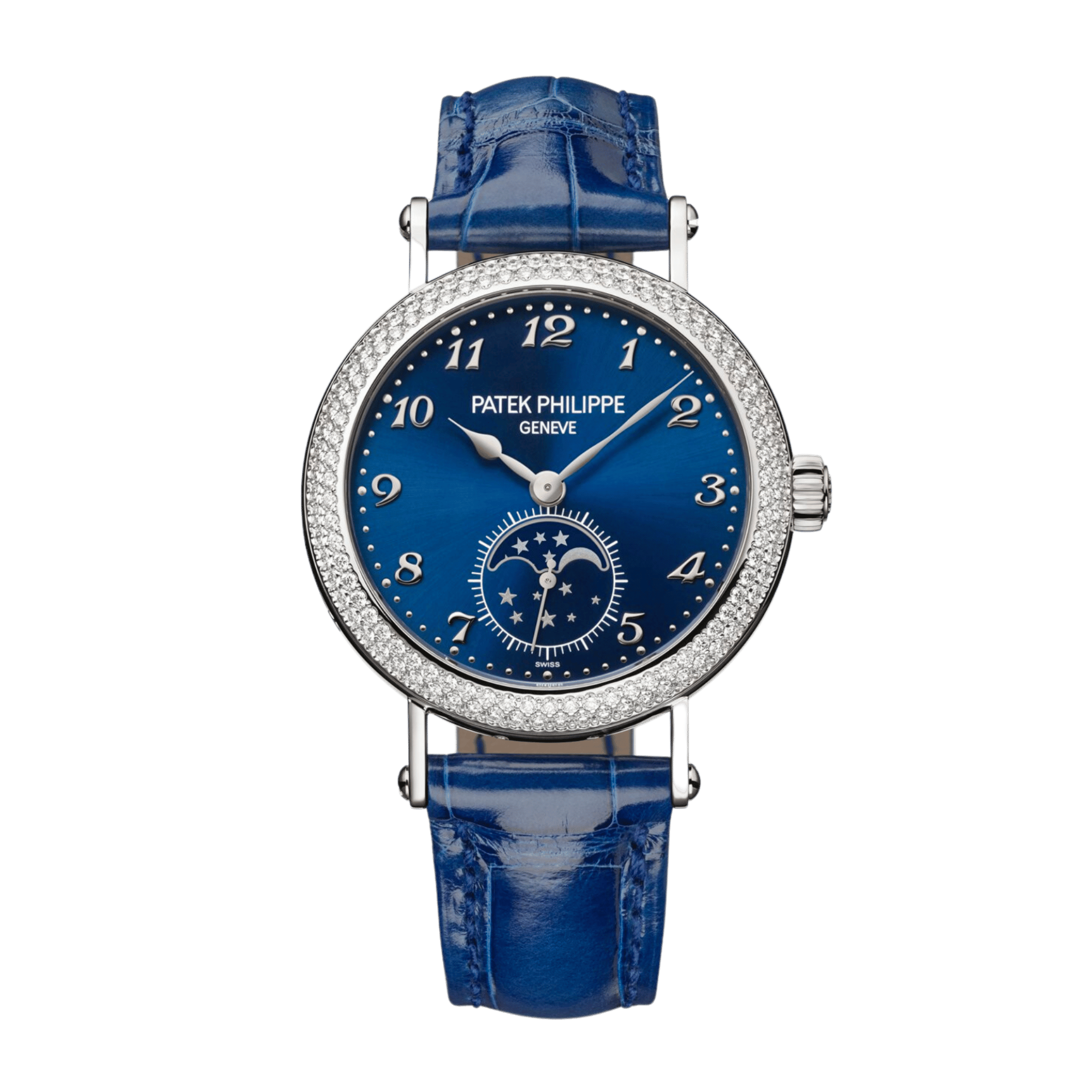 Complications Moonphase White Gold Diamond Blue Dial 33mm Product Image
