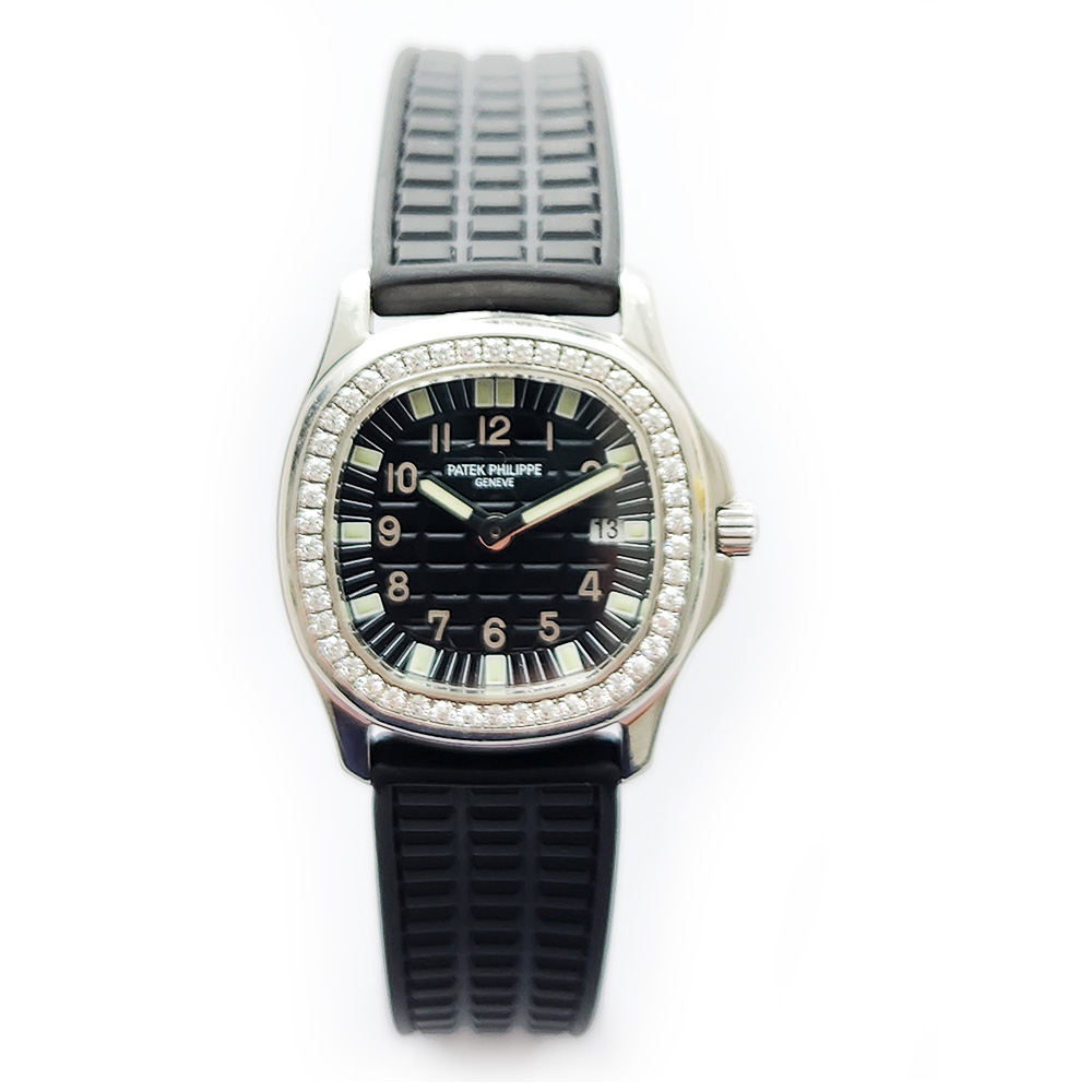 Aquanaut Luce Steel Diamond Black Dial 28mm Product Image 1