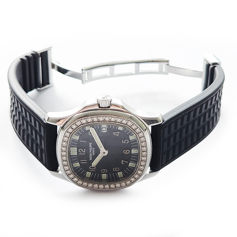 Aquanaut Luce Steel Diamond Black Dial 28mm Product Image 2