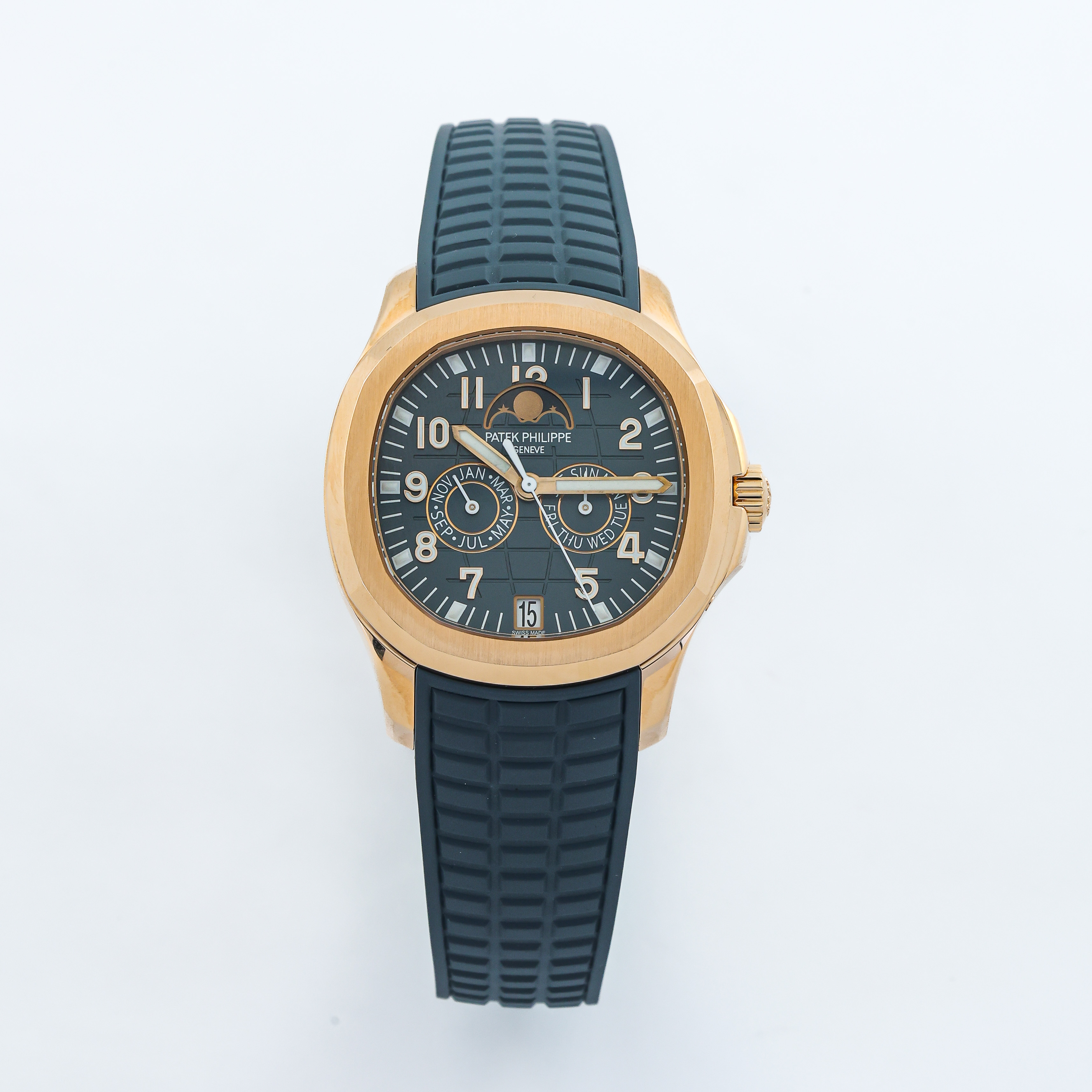 Aquanaut Luce Annual Calendar Rose Gold Blue Dial 39mm Product Image 1
