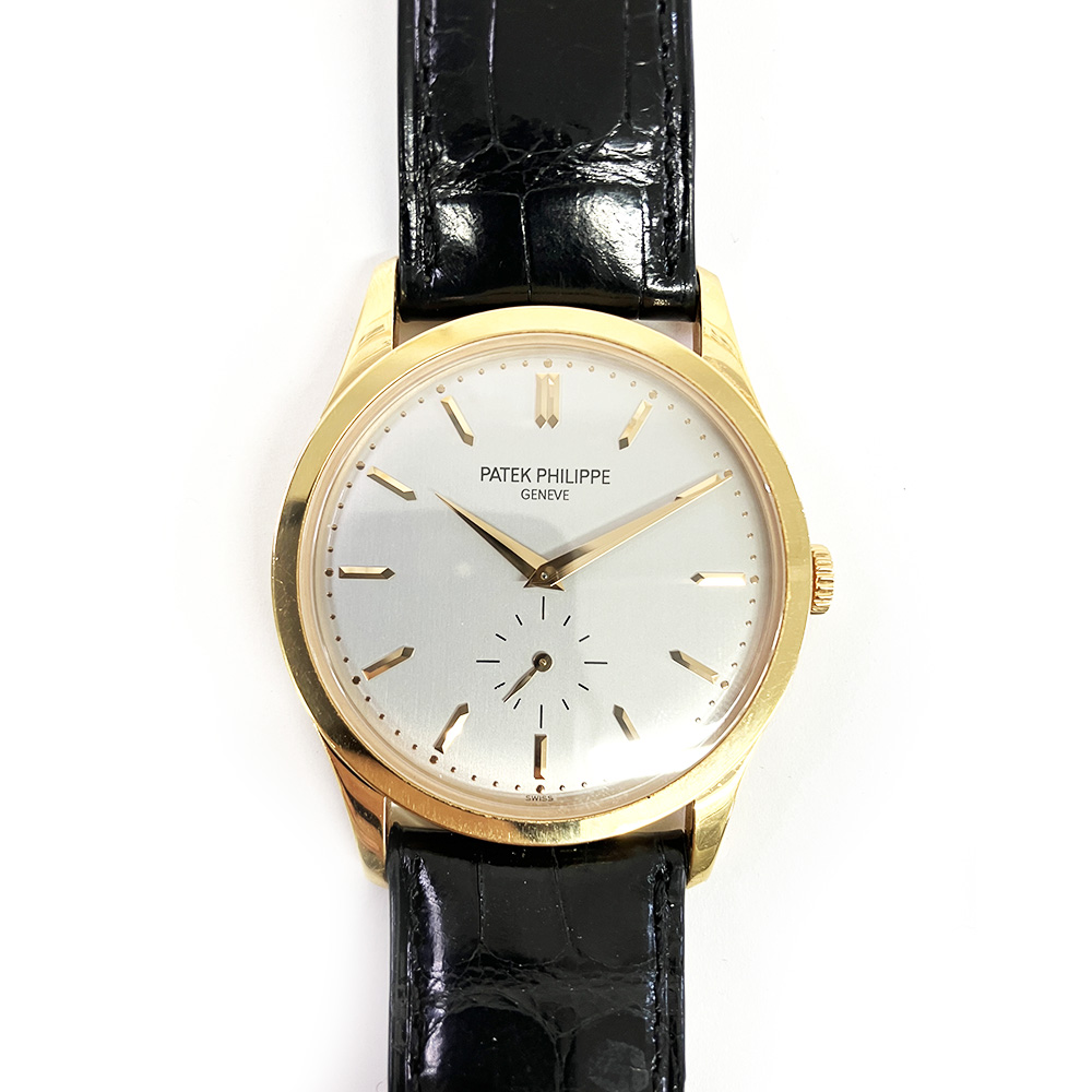 Calatrava Small Seconds Rose Gold Silver Dial 37mm Product Image 1