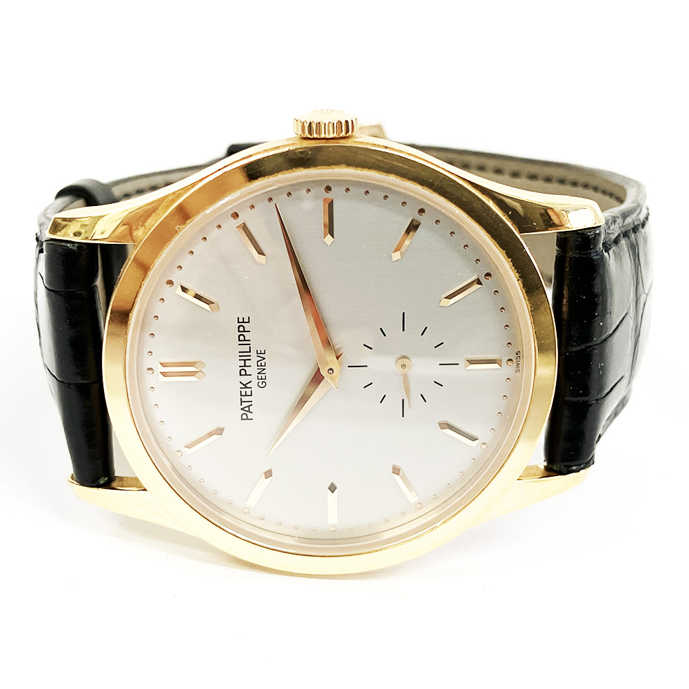 Calatrava Small Seconds Rose Gold Silver Dial 37mm Product Image 3