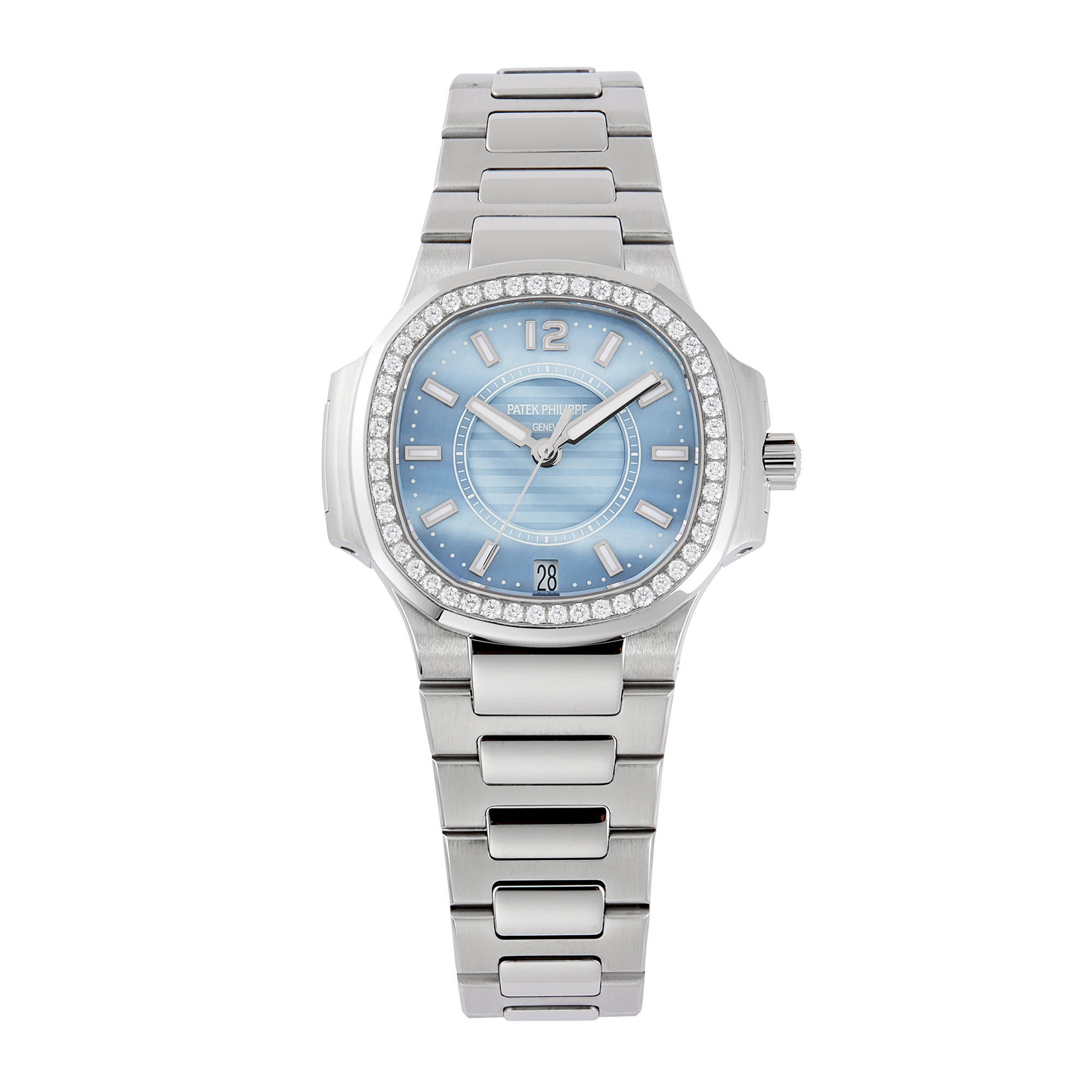 Nautilus Steel Diamond Blue Dial 33mm Product Image