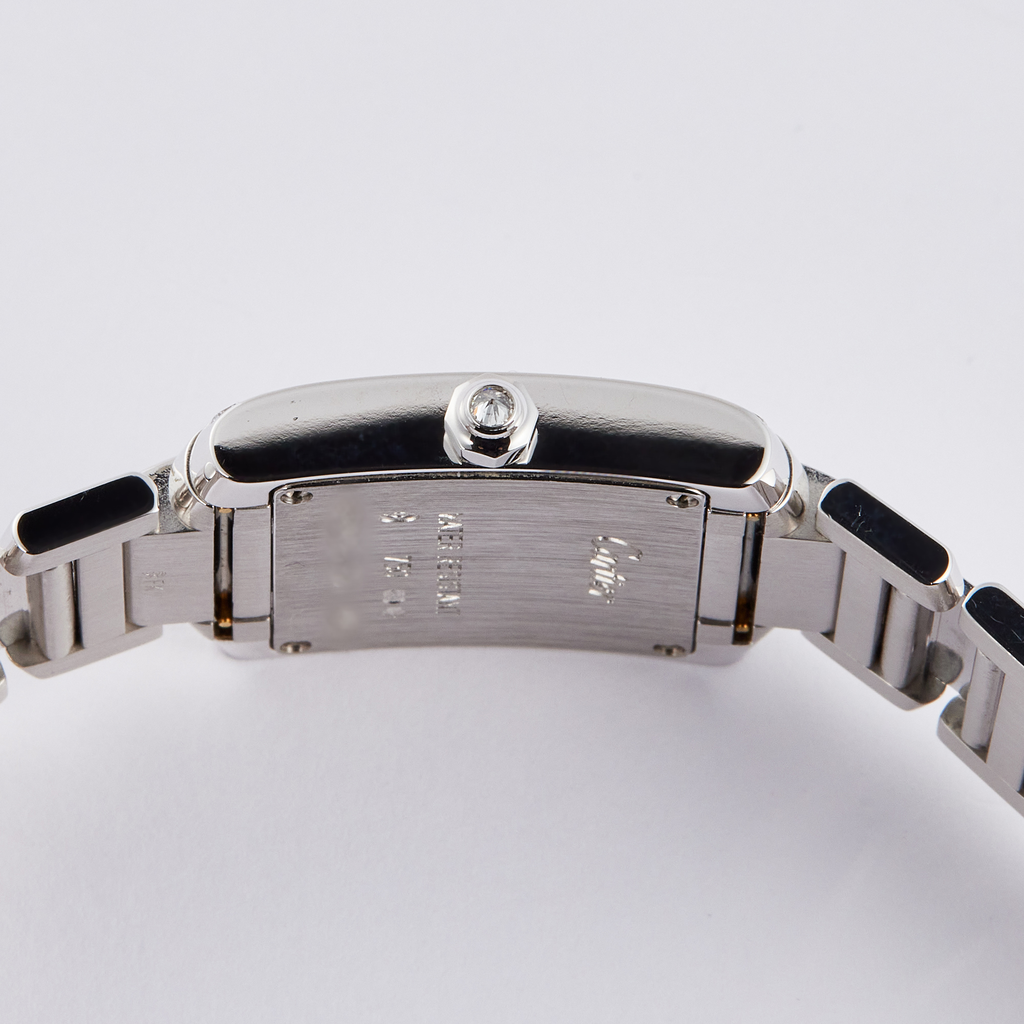 Vintage Tank Francaise White Gold Diamond White Dial 20mm Product Image 4