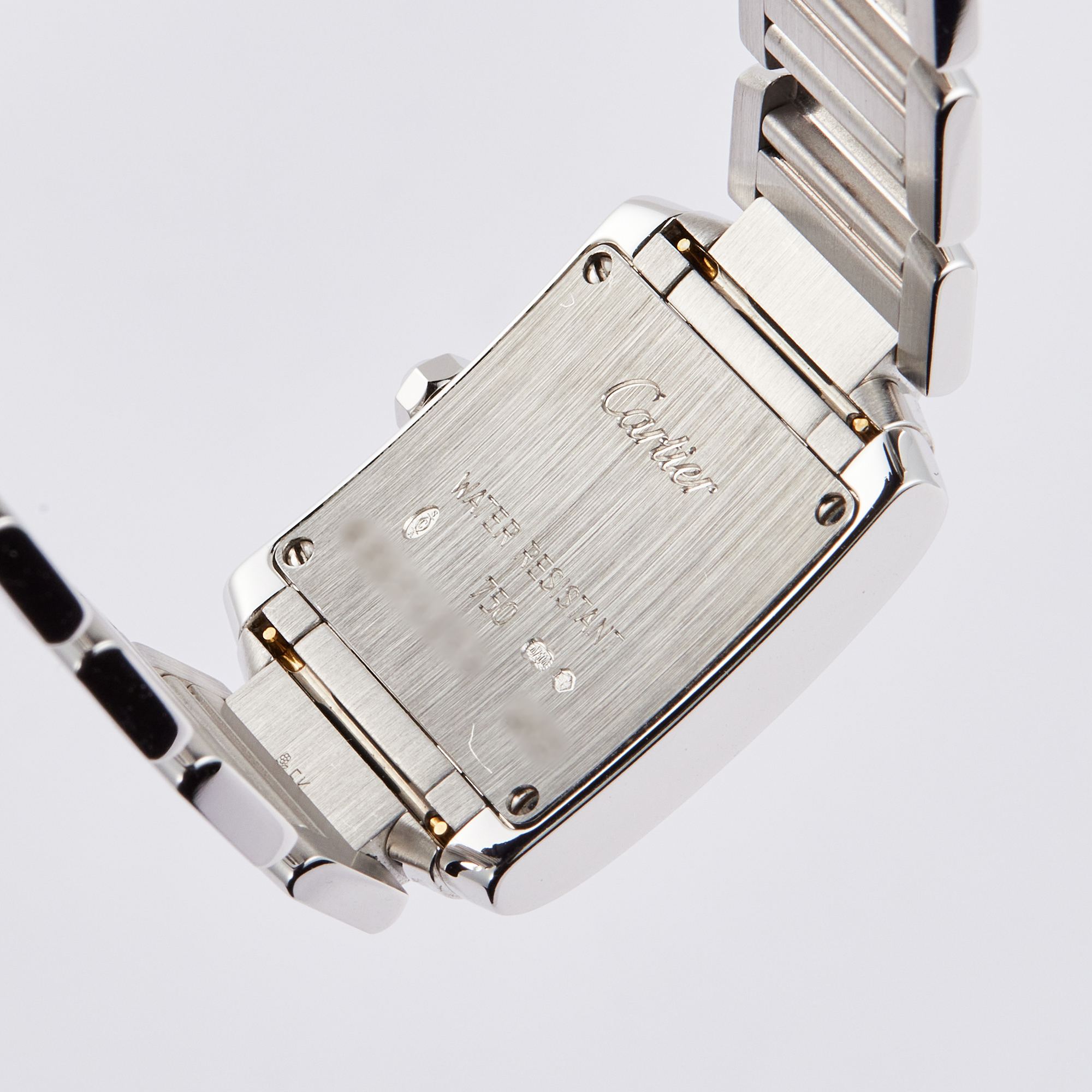 Vintage Tank Francaise White Gold Diamond White Dial 20mm Product Image 6