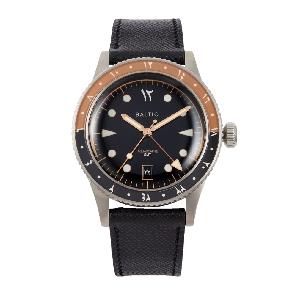 Aquascape GMT Orange Steel Black Dial 39mm Product Image