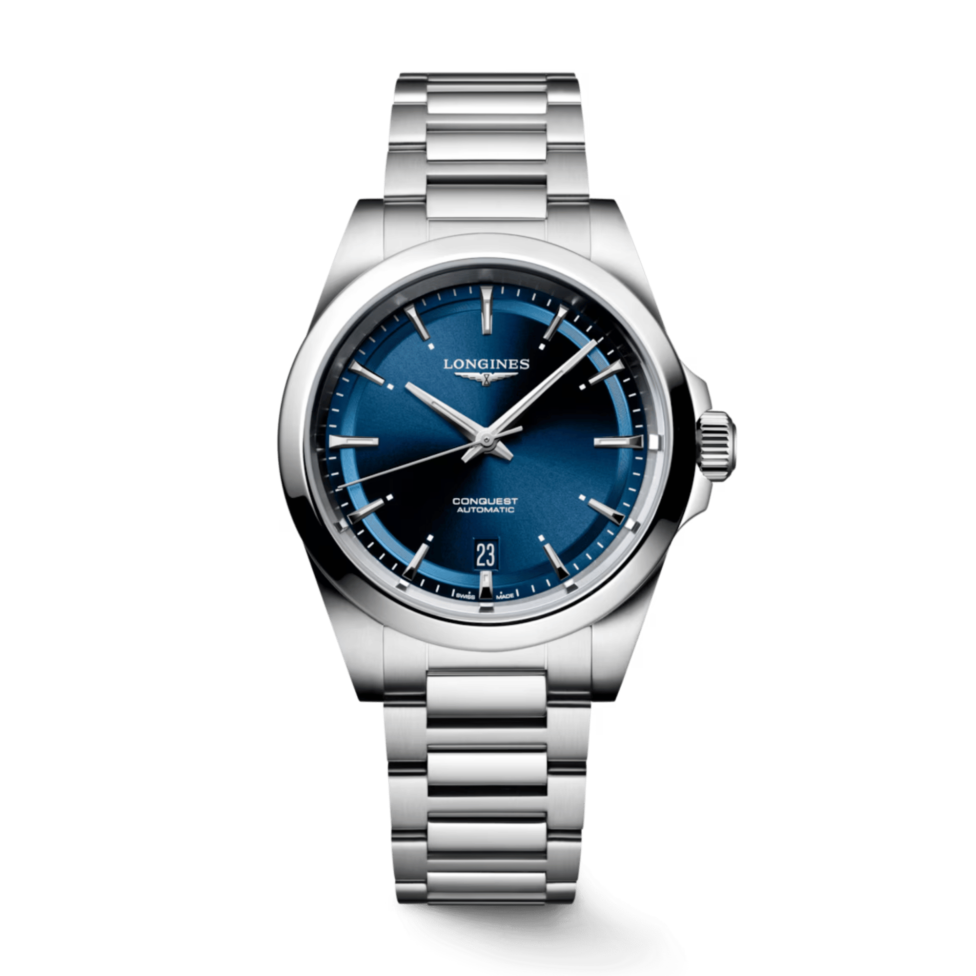 Conquest Steel Blue Dial 38mm Product Image