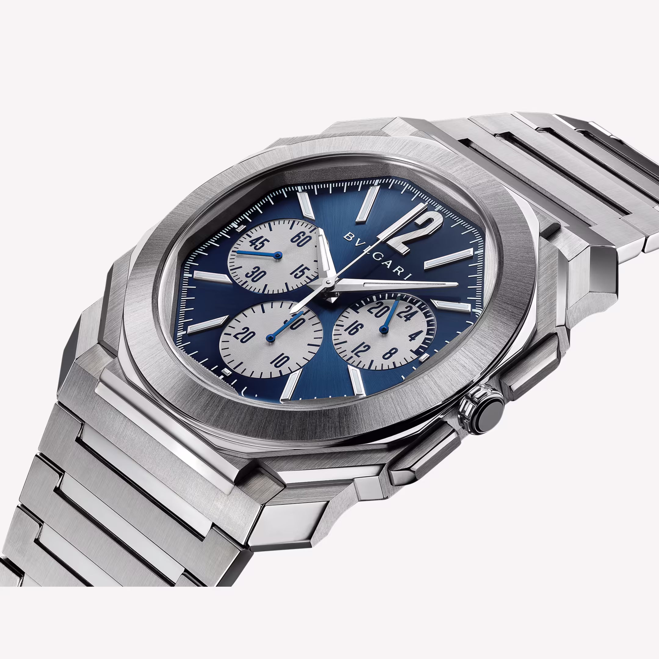 Octo Finissimo Chronograph GMT Steel Blue Dial 43mm Product Image 2