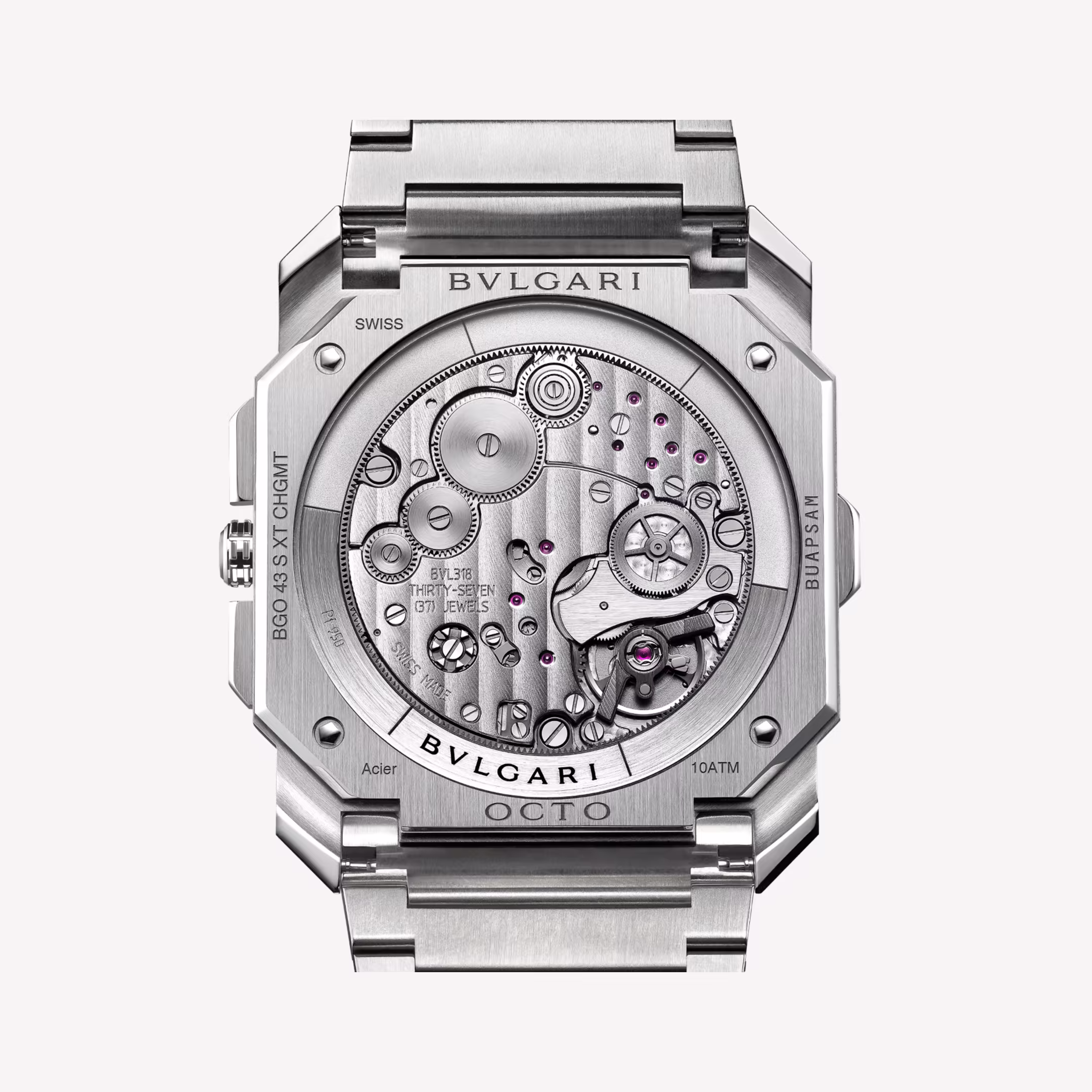 Octo Finissimo Chronograph GMT Steel Blue Dial 43mm Product Image 4