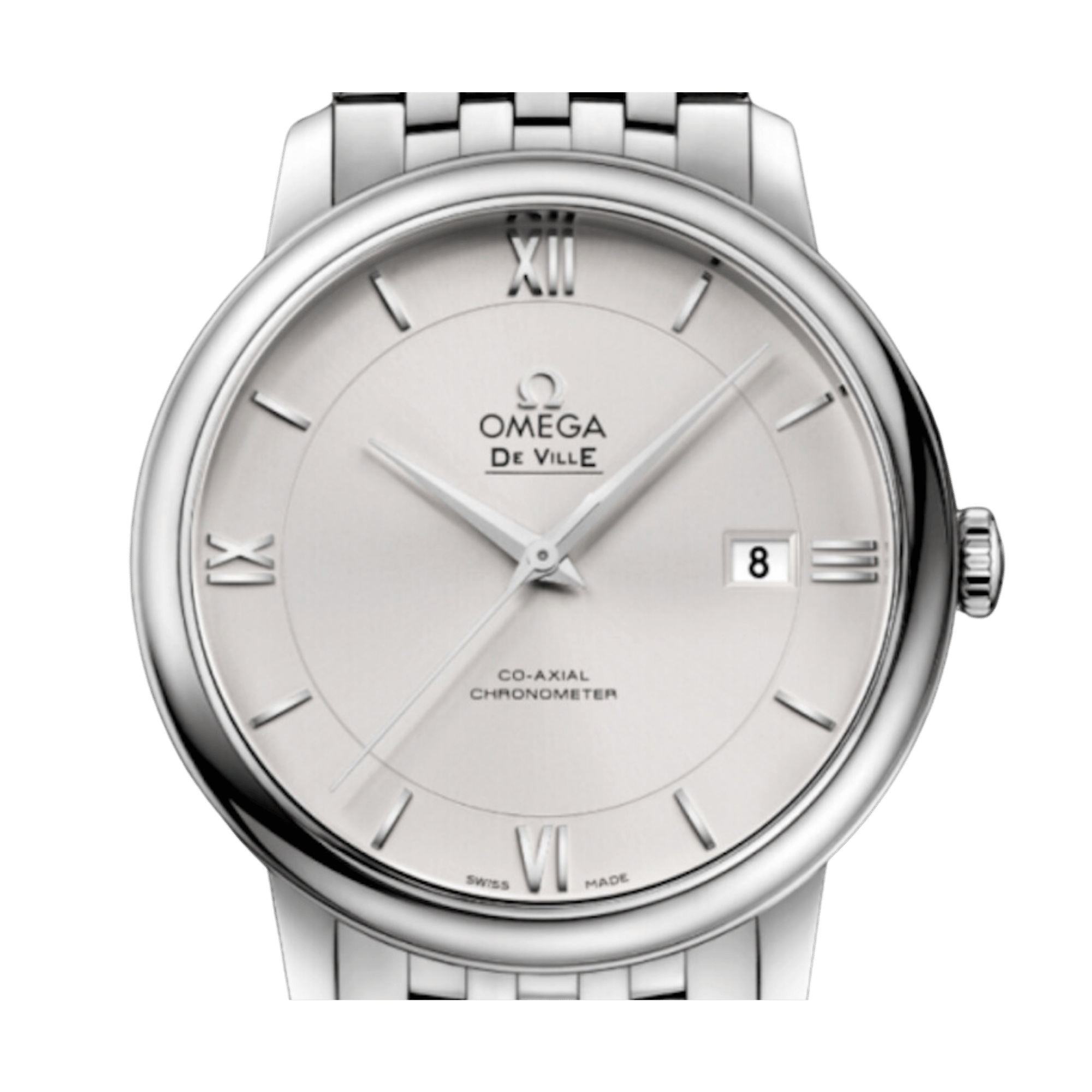 De Ville Prestige Steel Silver Dial 39mm Product Image 2
