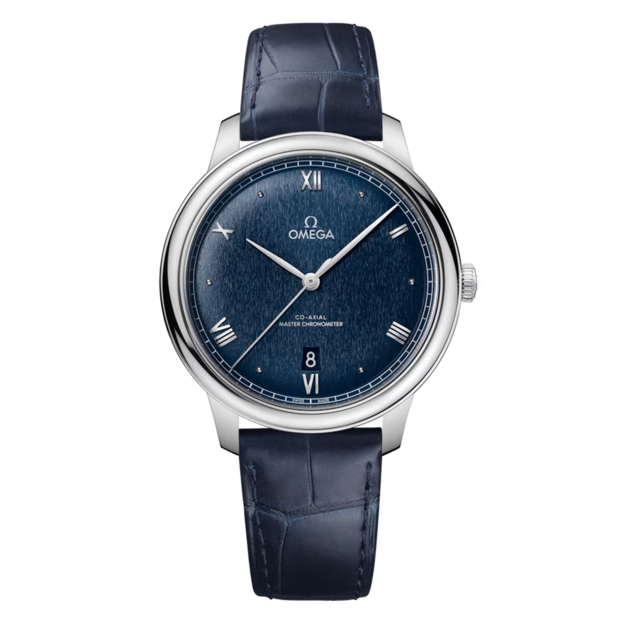 De Ville Prestige Steel Blue Dial 40mm Product Image 1