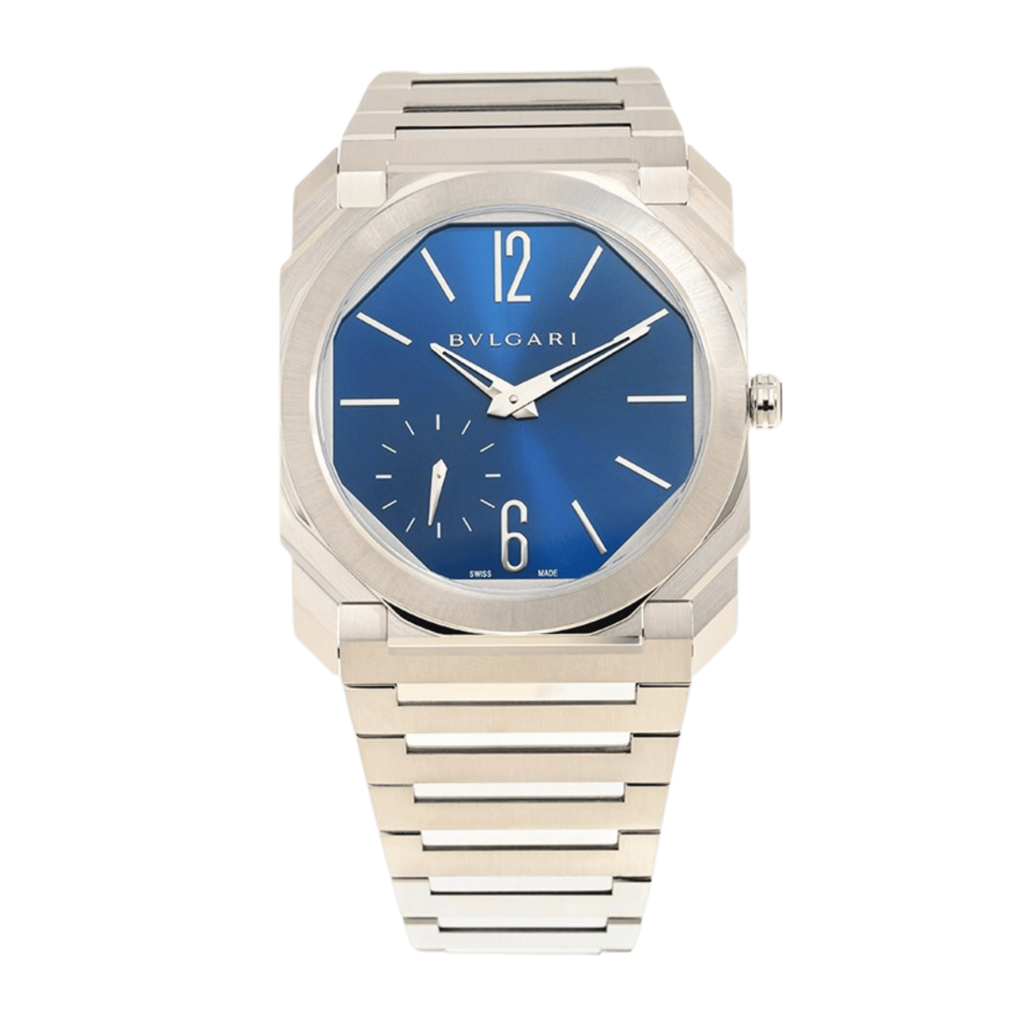Octo Finissimo Steel Blue Dial 40mm Product Image 1