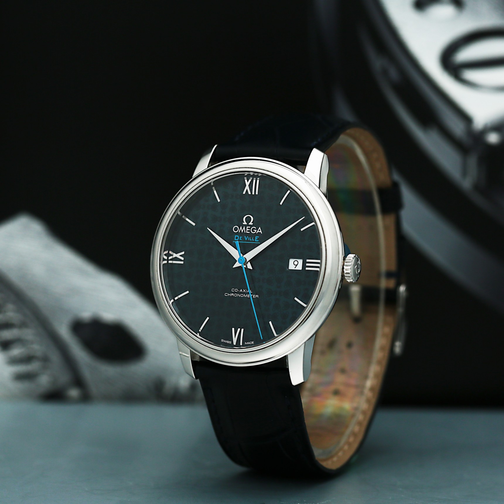 De Ville Steel Blue Dial 39mm Product Image 2