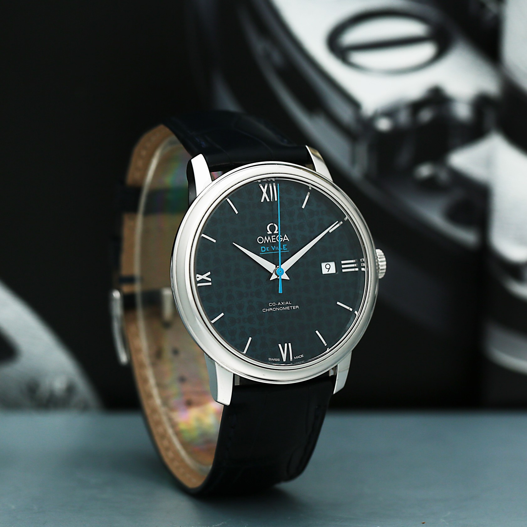 De Ville Steel Blue Dial 39mm Product Image 1