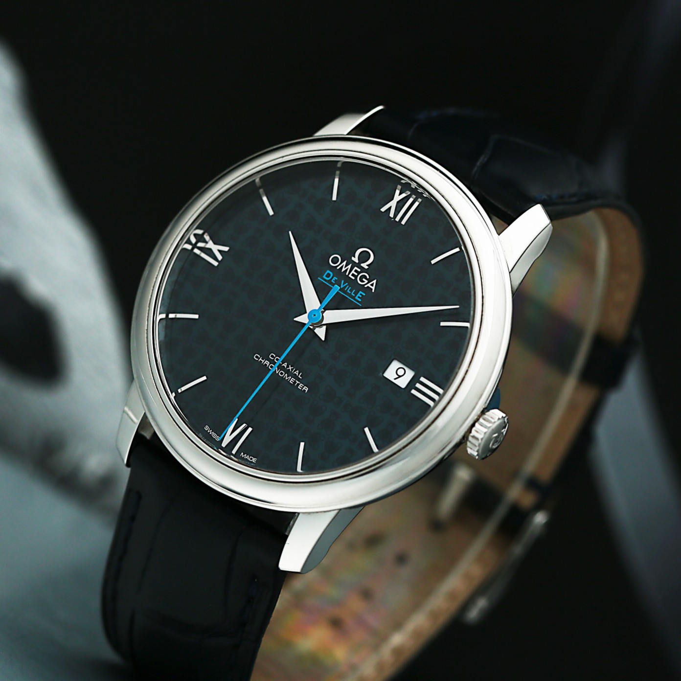 De Ville Steel Blue Dial 39mm Product Image 3