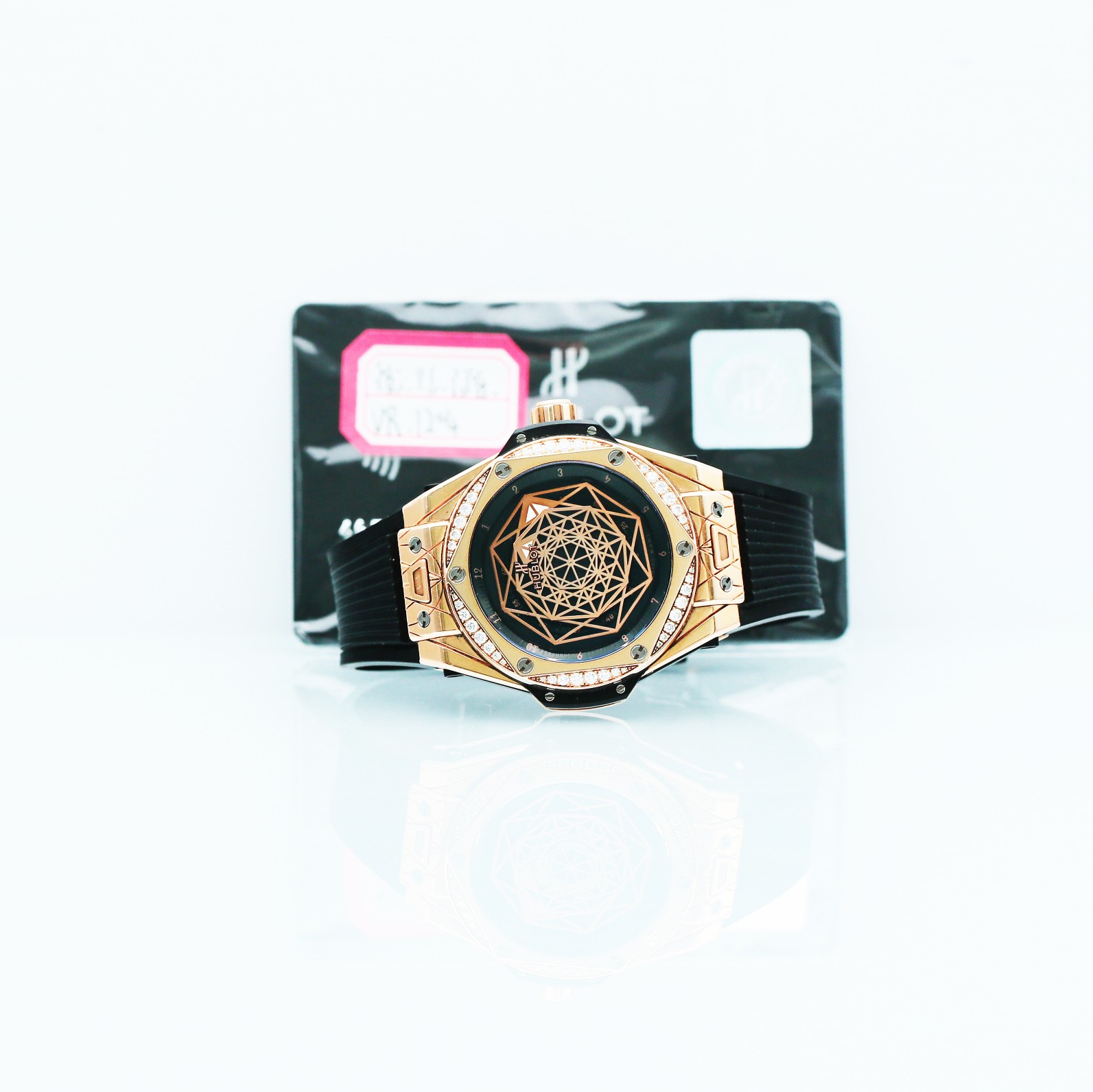 Big Bang Rose Gold Diamond Black Dial 39mm Product Image 8
