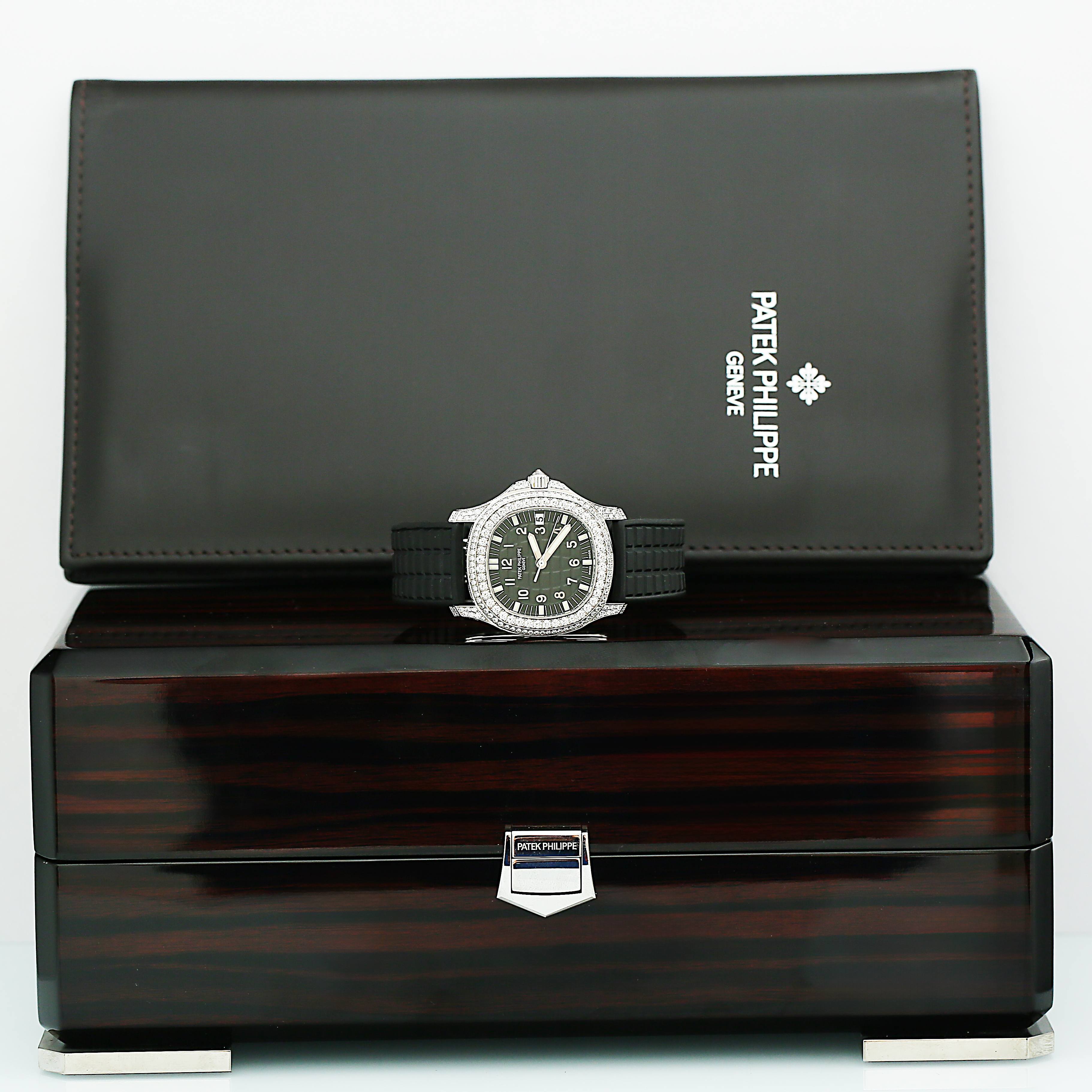 Aquanaut White Gold Diamond Black Dial 35mm Product Image 8