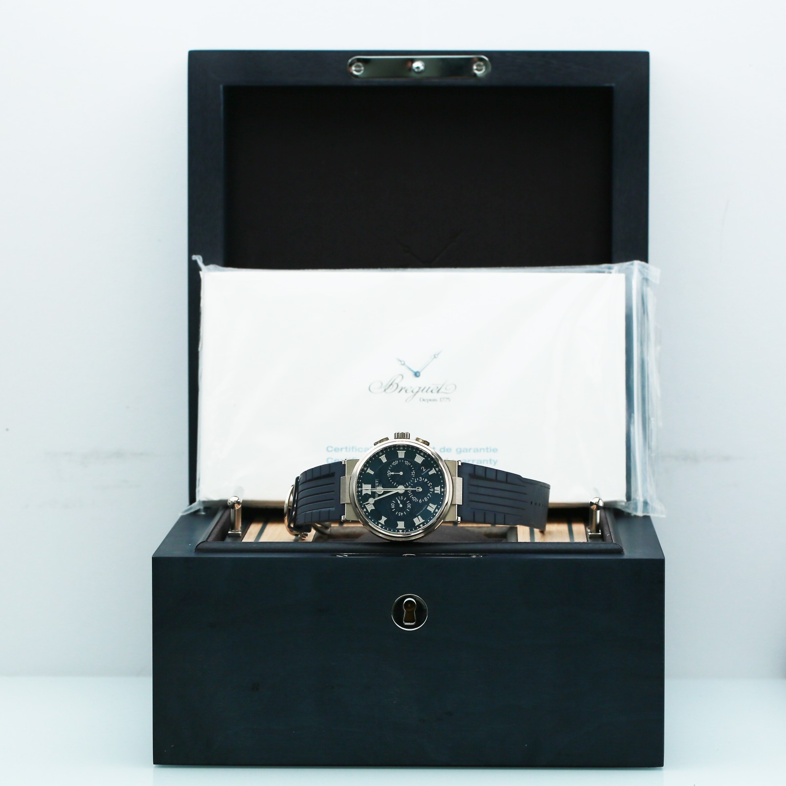 Marine Chronograph White Gold Blue Dial 42mm Product Image 8