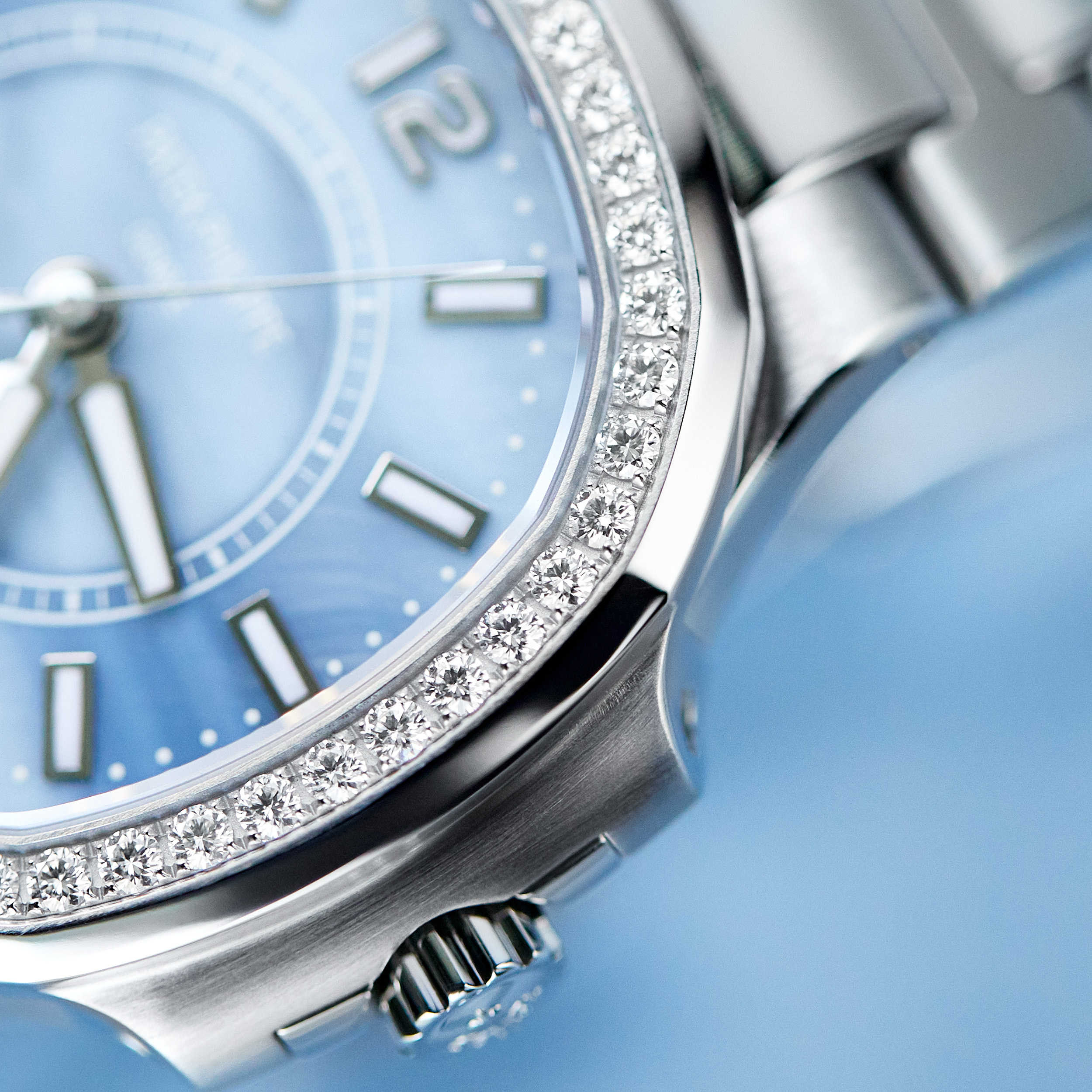 Nautilus Steel Diamond Blue Dial 33mm Product Image