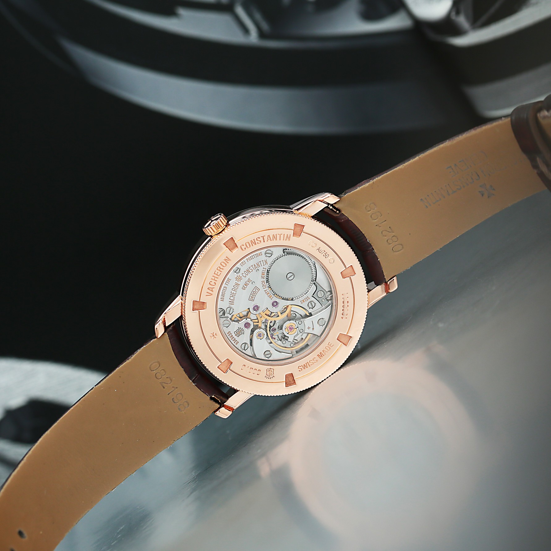 Patrimony Rose Gold Diamond Silver Dial 33mm Product Image 6