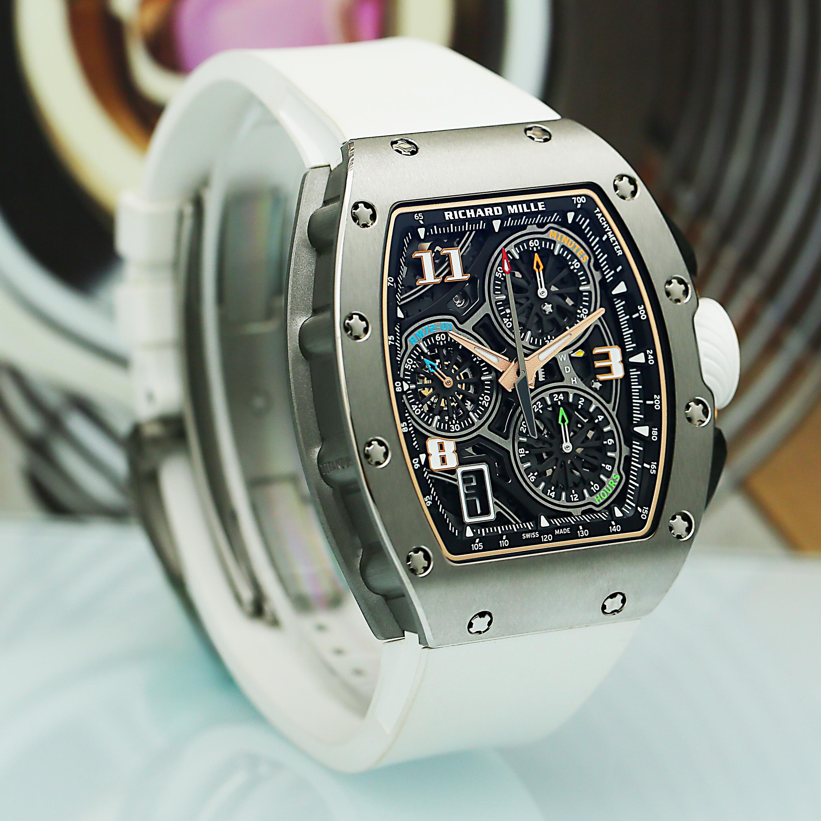 RM72-01 Lifestyle In-House Chronograph Titanium Product Image 3