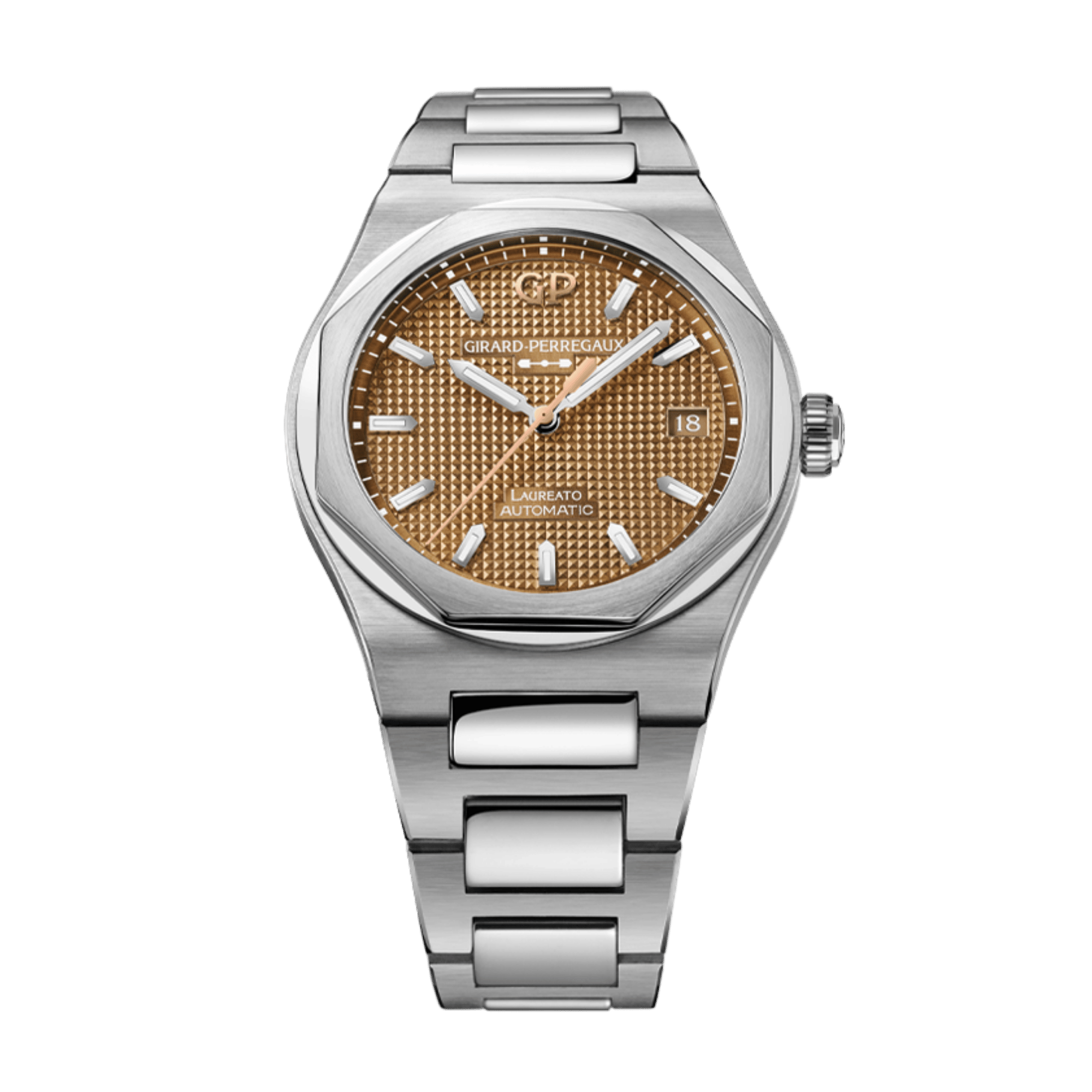 Laureato Steel Brown Dial 38mm Product Image