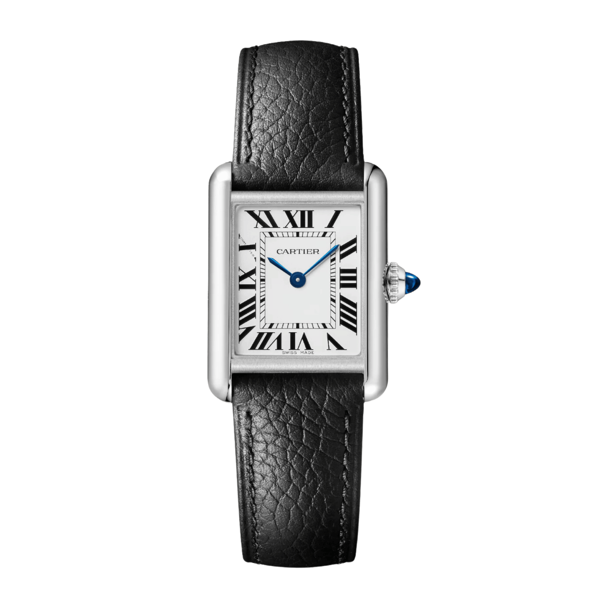 【楽ギフ_包装】 Steel SolarBeat Must Tank Cartier Silver WSTA0090 25mm Dial 時計