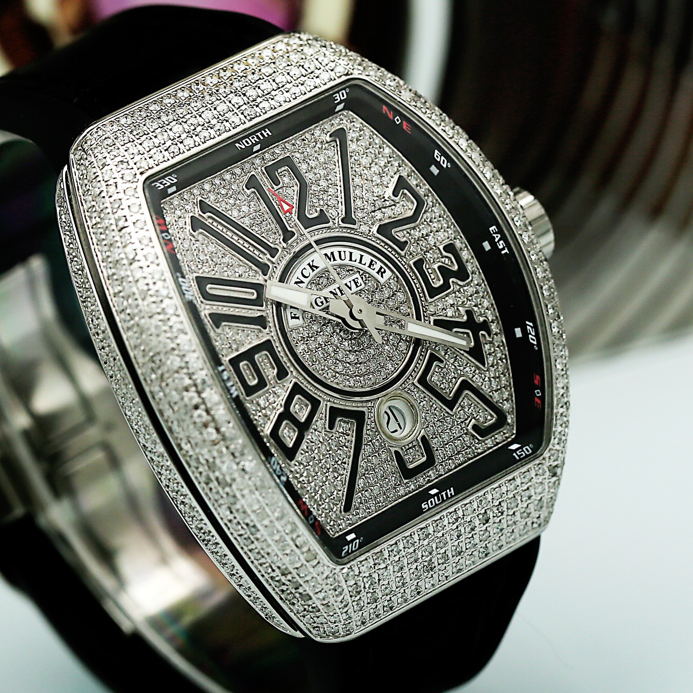 Vanguard Steel Diamond Pave Dial 44mm Product Image 4