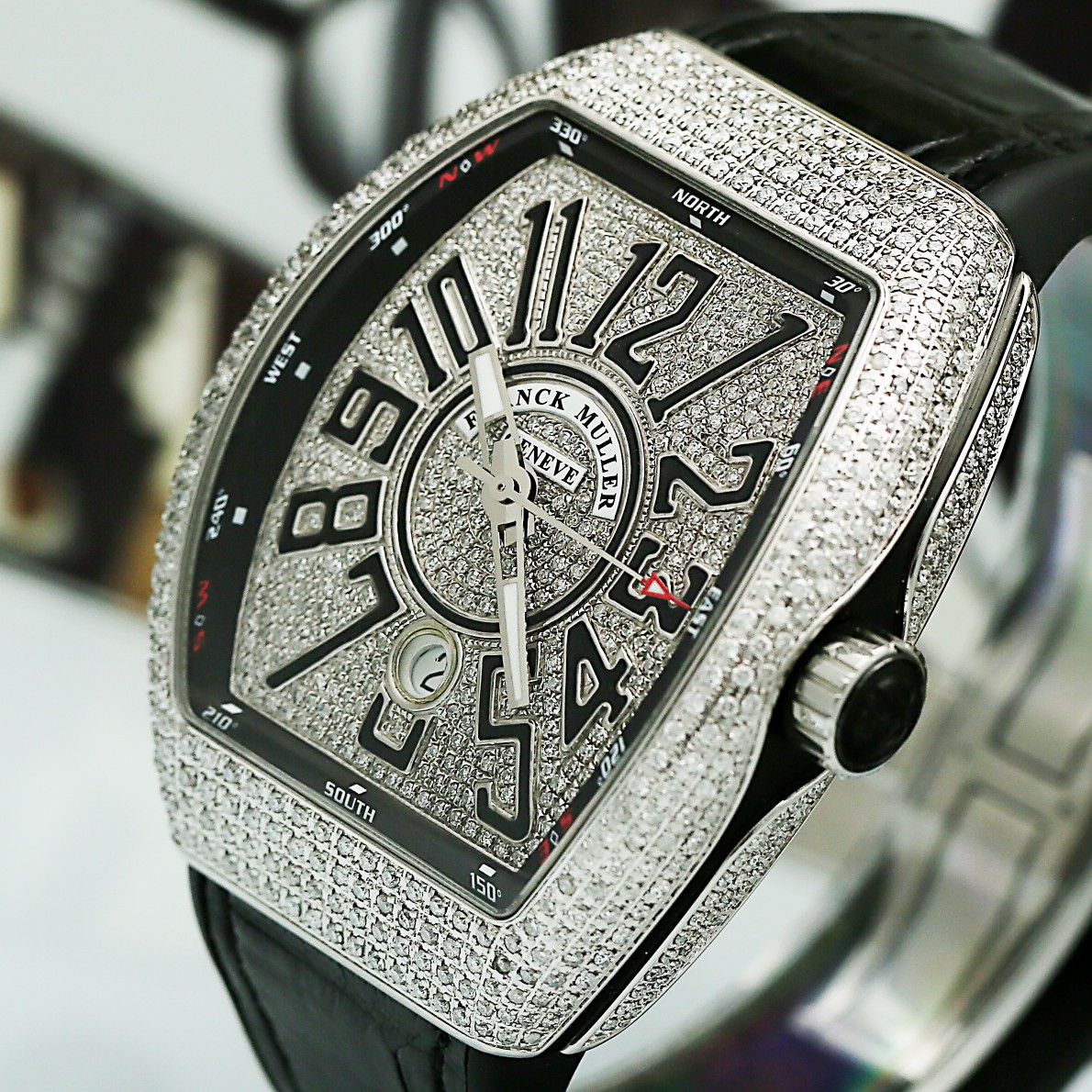Vanguard Steel Diamond Pave Dial 44mm Product Image 5