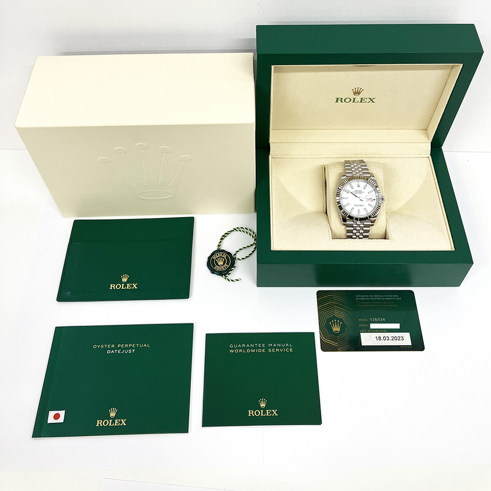 Datejust Steel Jubilee White Dial 41mm Product Image 5