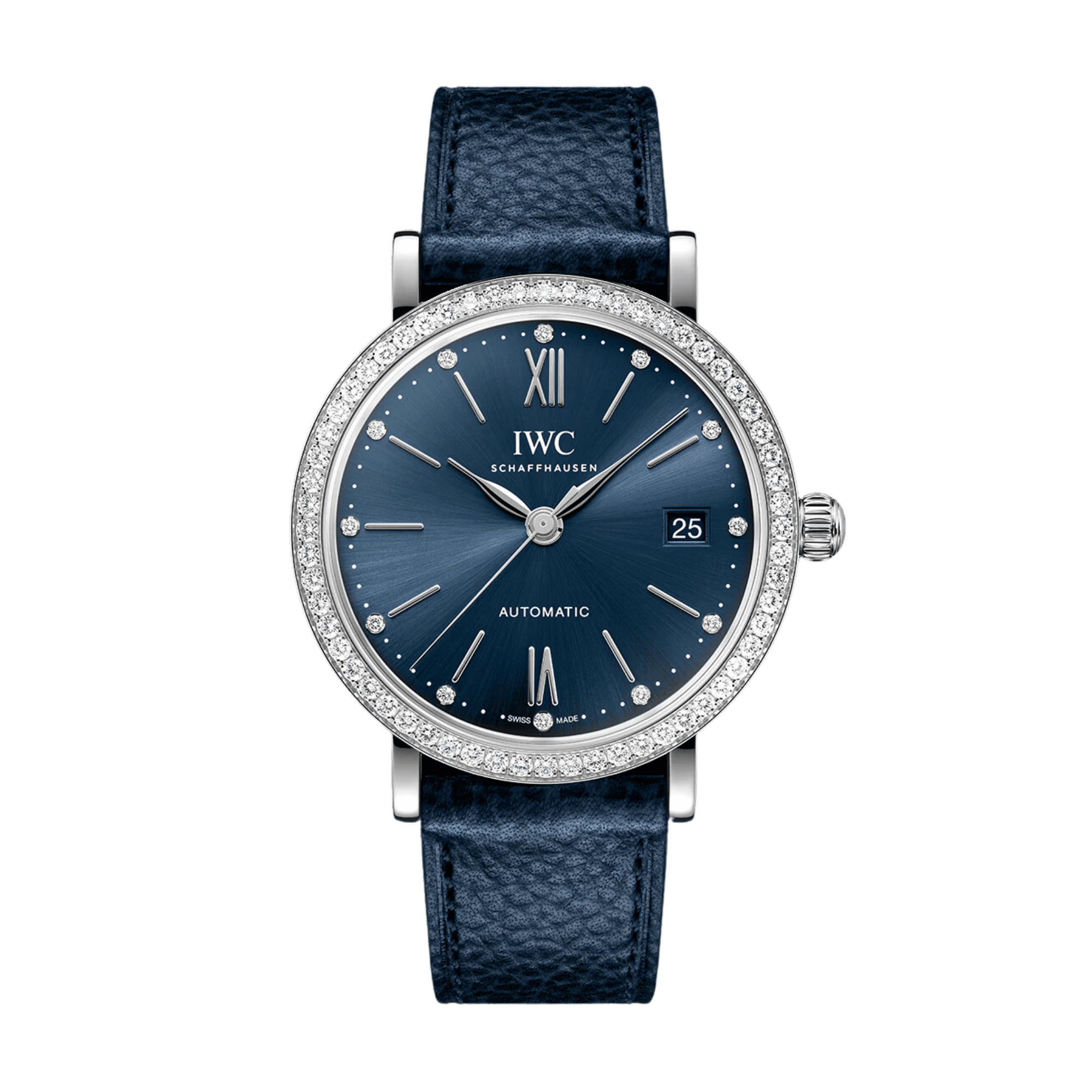 Portofino Steel Diamond Blue Dial 37mm Product Image