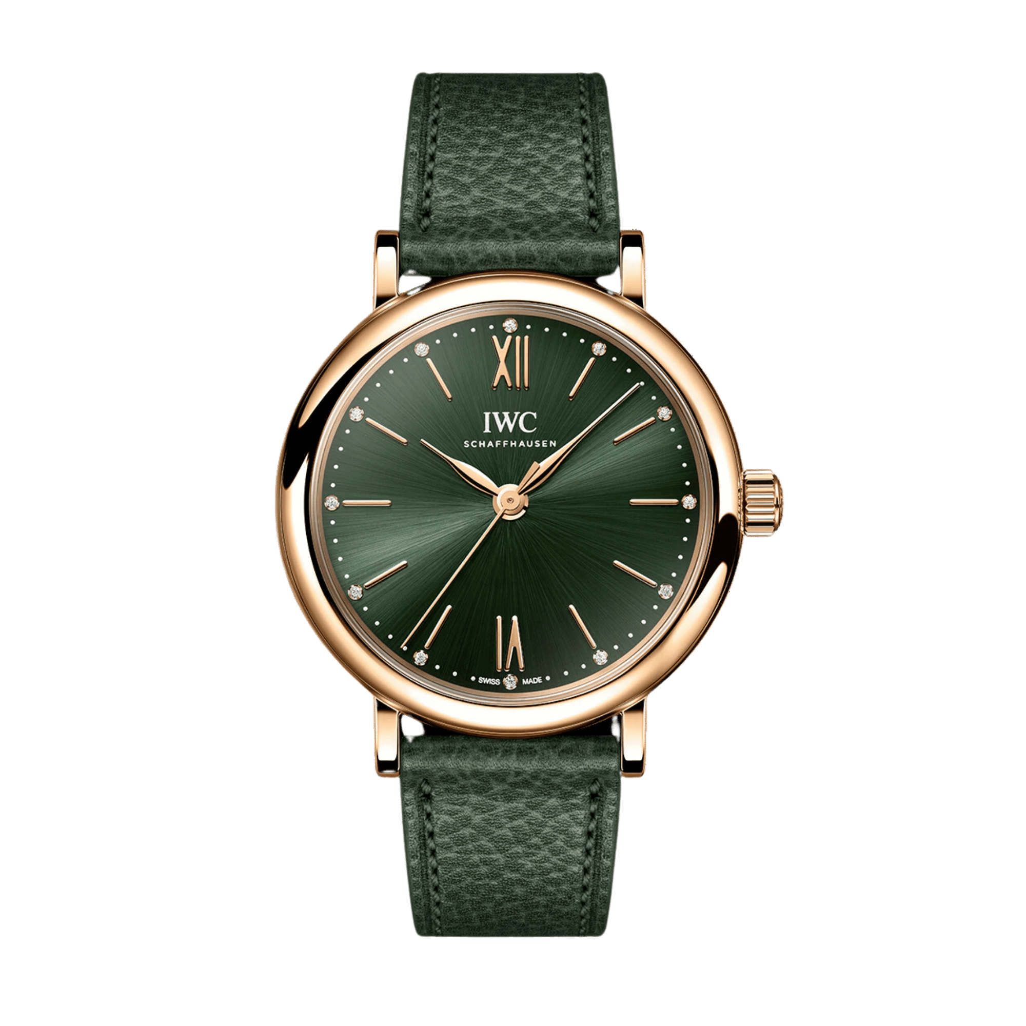 Portofino Rose Gold Green Dial 34mm Product Image