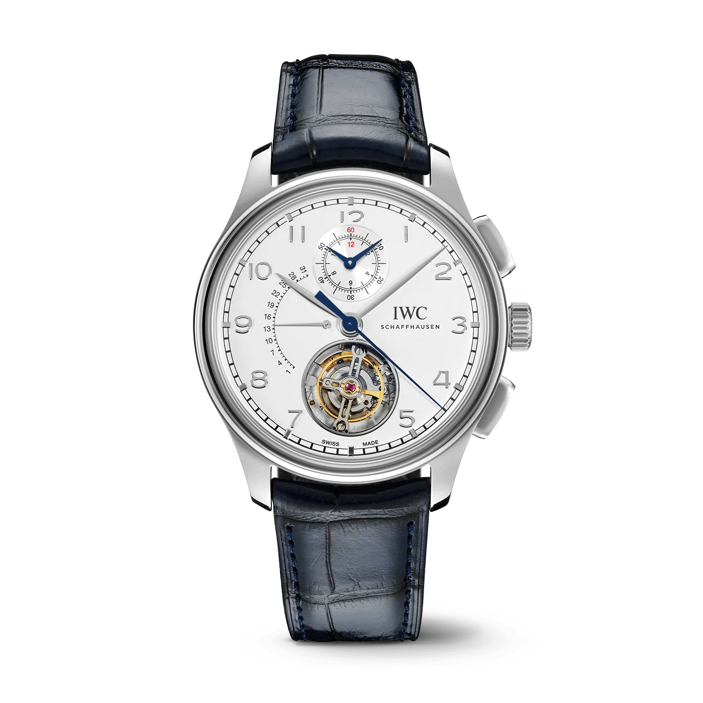 Portugieser Tourbillon Retrograde Chronograph Platinum Silver Dial 44mm Product Image