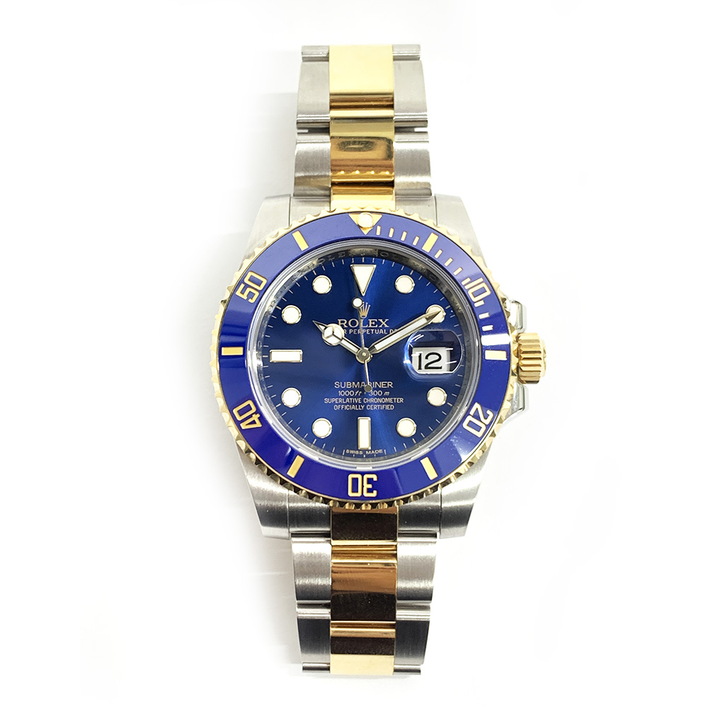 Submariner Date Yellow Gold & Steel Blue Dial 40mm Product Image 1