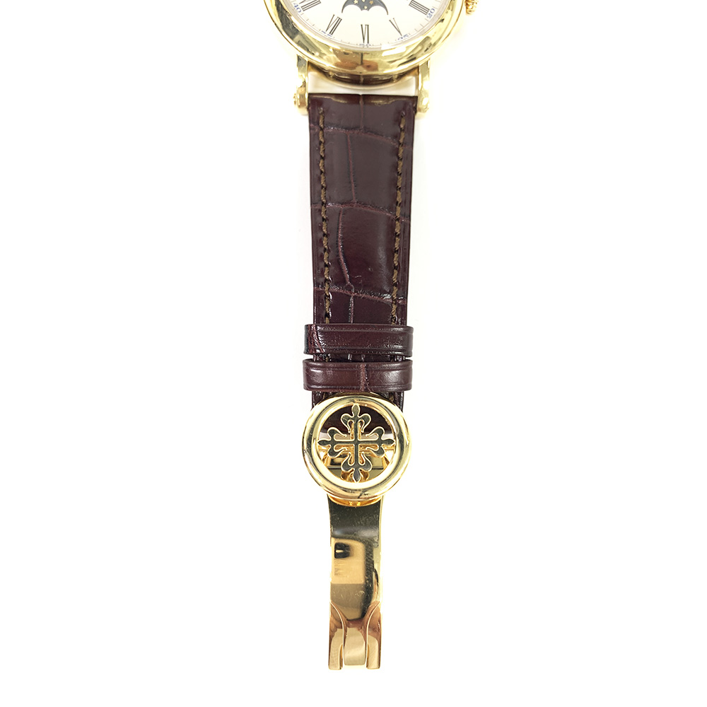 Perpetual Calendar Retrograde Date Yellow Gold White Dial 38mm Product Image 6