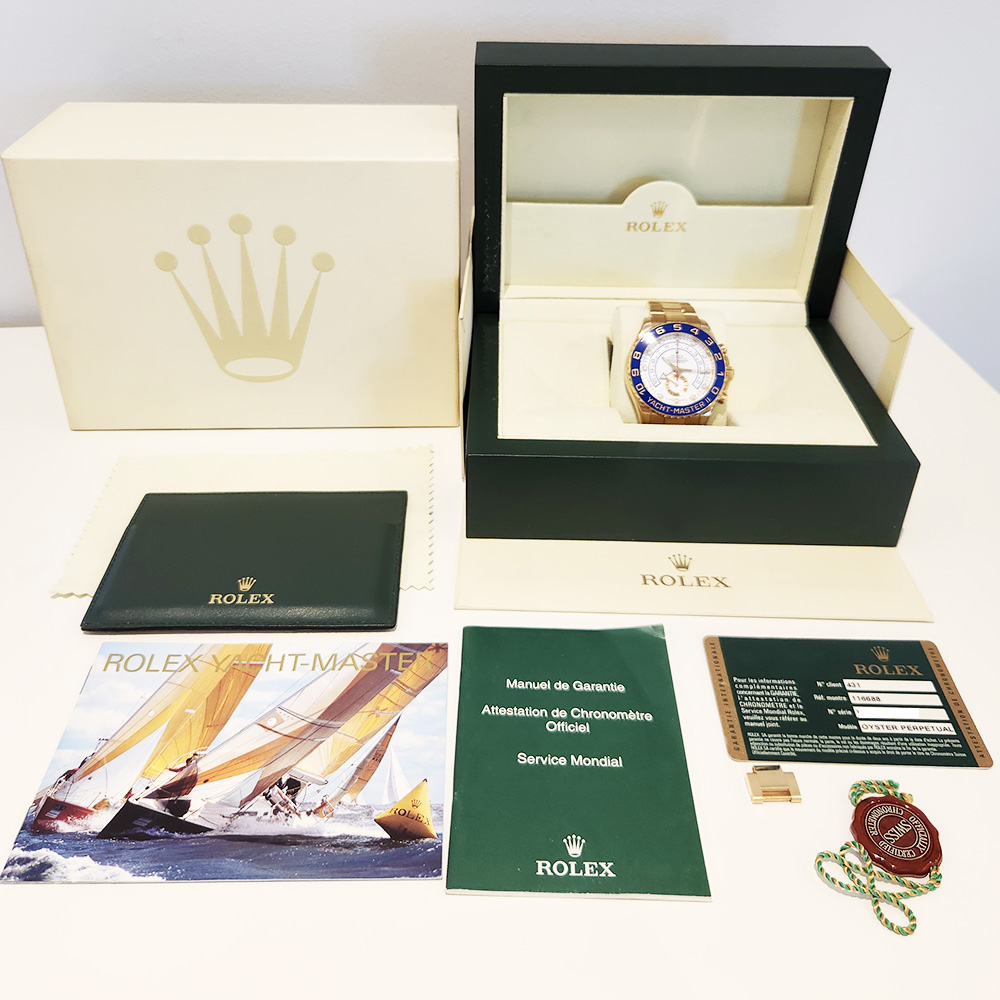 Yacht-Master II Yellow Gold White Dial 44mm Product Image 5
