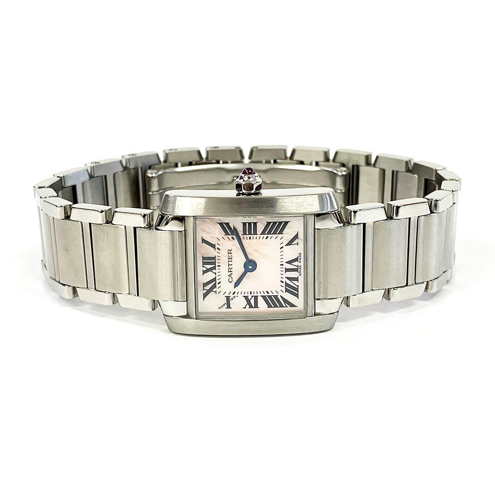 Tank Française Steel Pink Mother of Peal Dial 20mm Product Image 2