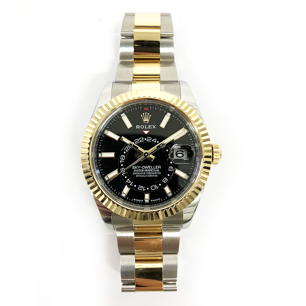 Sky-Dweller Yellow Gold & Steel Black Dial 42mm Product Image 1