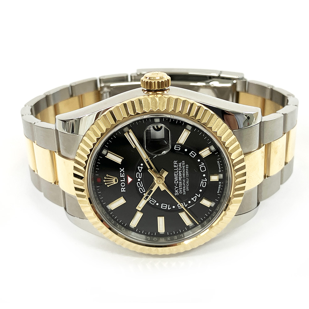 Sky-Dweller Yellow Gold & Steel Black Dial 42mm Product Image 2