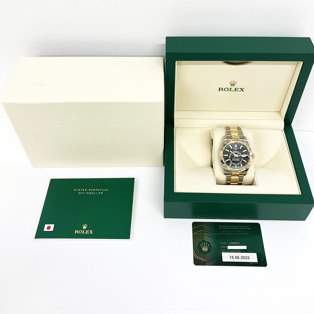 Sky-Dweller Yellow Gold & Steel Black Dial 42mm Product Image 5