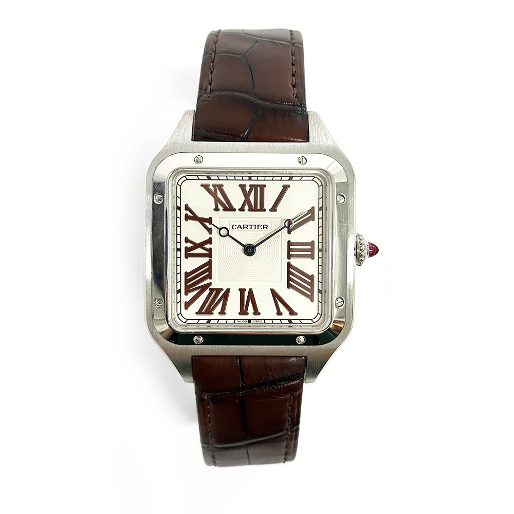 Santos-Dumont Limited Edition Platinum Beige Dial 34mm Product Image 1